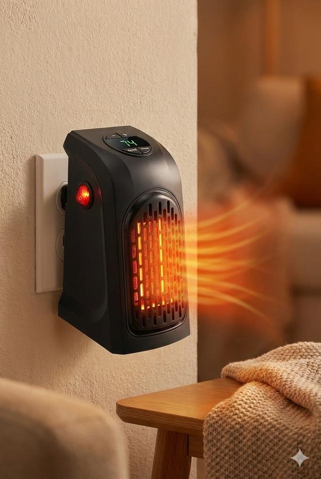 Calefactor de Enchufe de 400 Watts